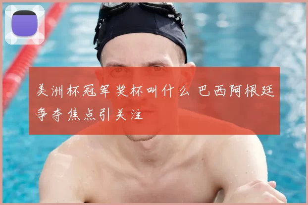 美洲杯冠军奖杯叫什么 巴西阿根廷争夺焦点引关注